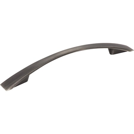 Jeffrey Alexander 128 mm Center-to-Center Brushed Pewter Flared Regan Cabinet Pull 847-128BNBDL